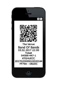 image smartphone ticket